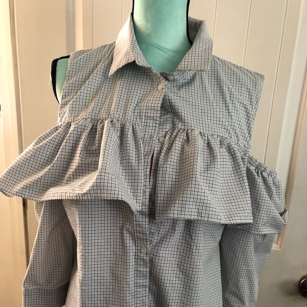 Cold shoulder blouse XL - Picture 1 of 5
